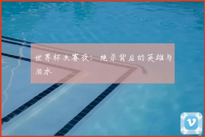 世界杯决赛夜:绝杀背后的英雄与泪水