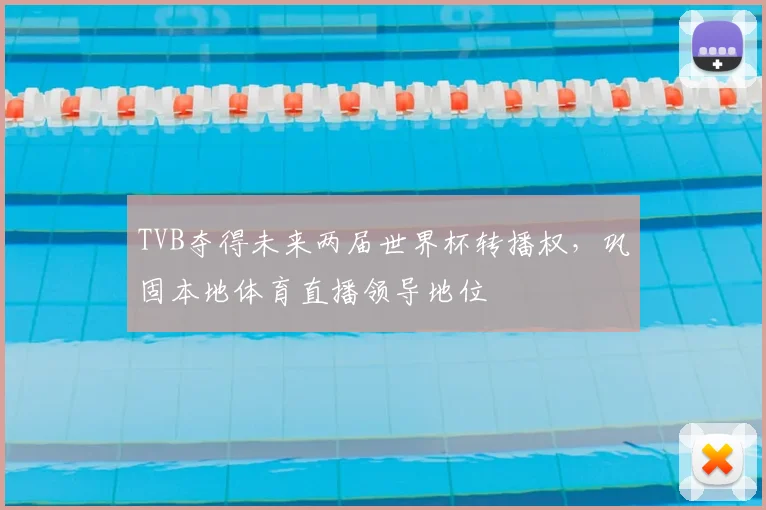 TVB夺得未来两届世界杯转播权,巩固本地体育直播领导地位